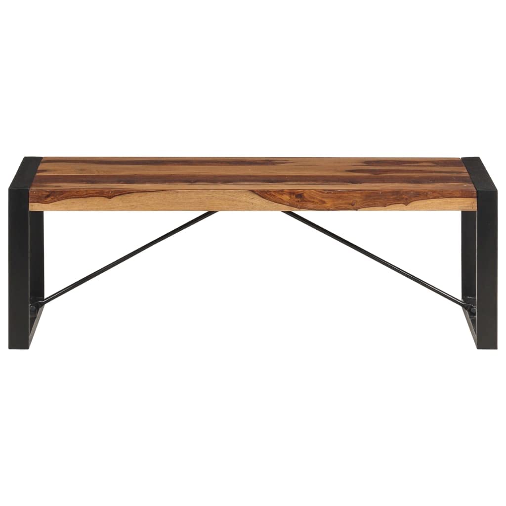 Brown Solid Sheesham Wood Coffee Table Q288496