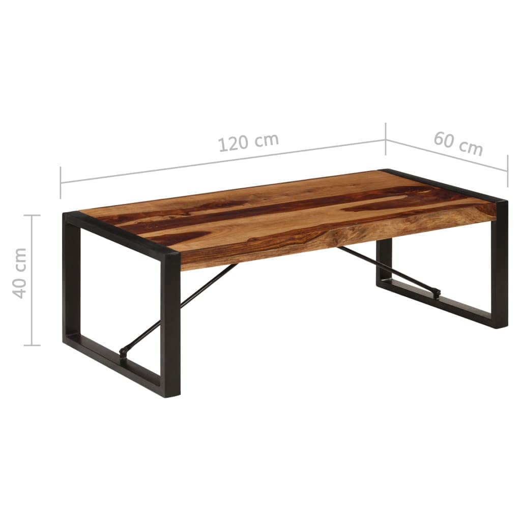 Solid Sheesham Wood Coffee Table Q764575