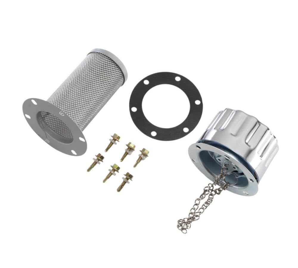 Carbon Steel Hydraulic Tank Breather Cap with Chain F896
