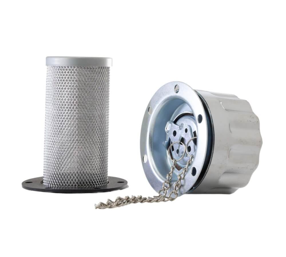 Carbon Steel Hydraulic Tank Breather Cap with Chain F896