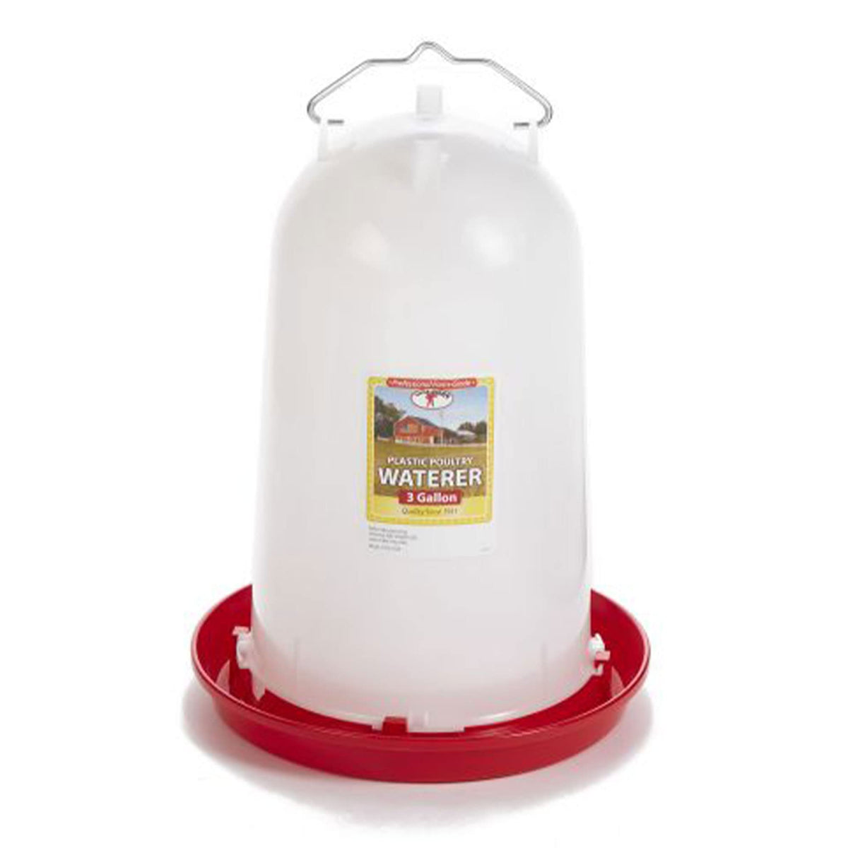 3 Gallon Heavy-Duty Gravity-Fed Poultry Waterer 2-Pack Q906530