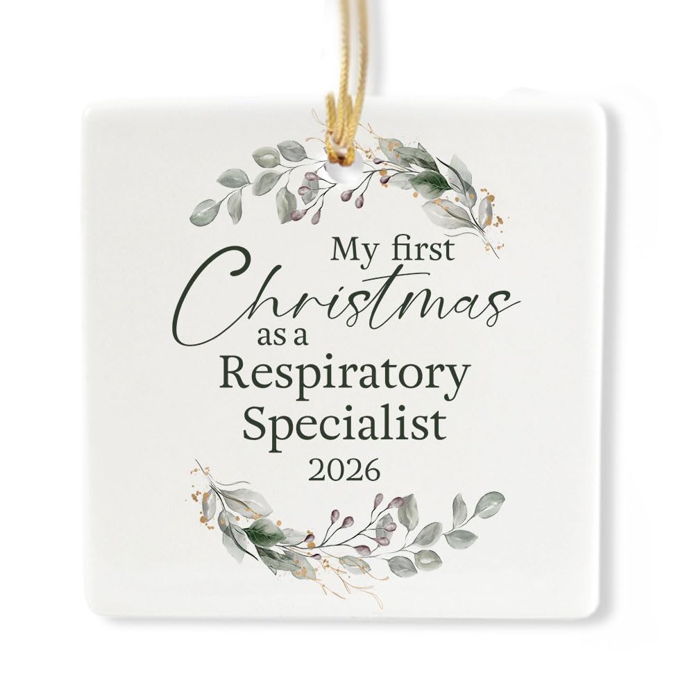Ceramic 3-inch Square Ornament I801