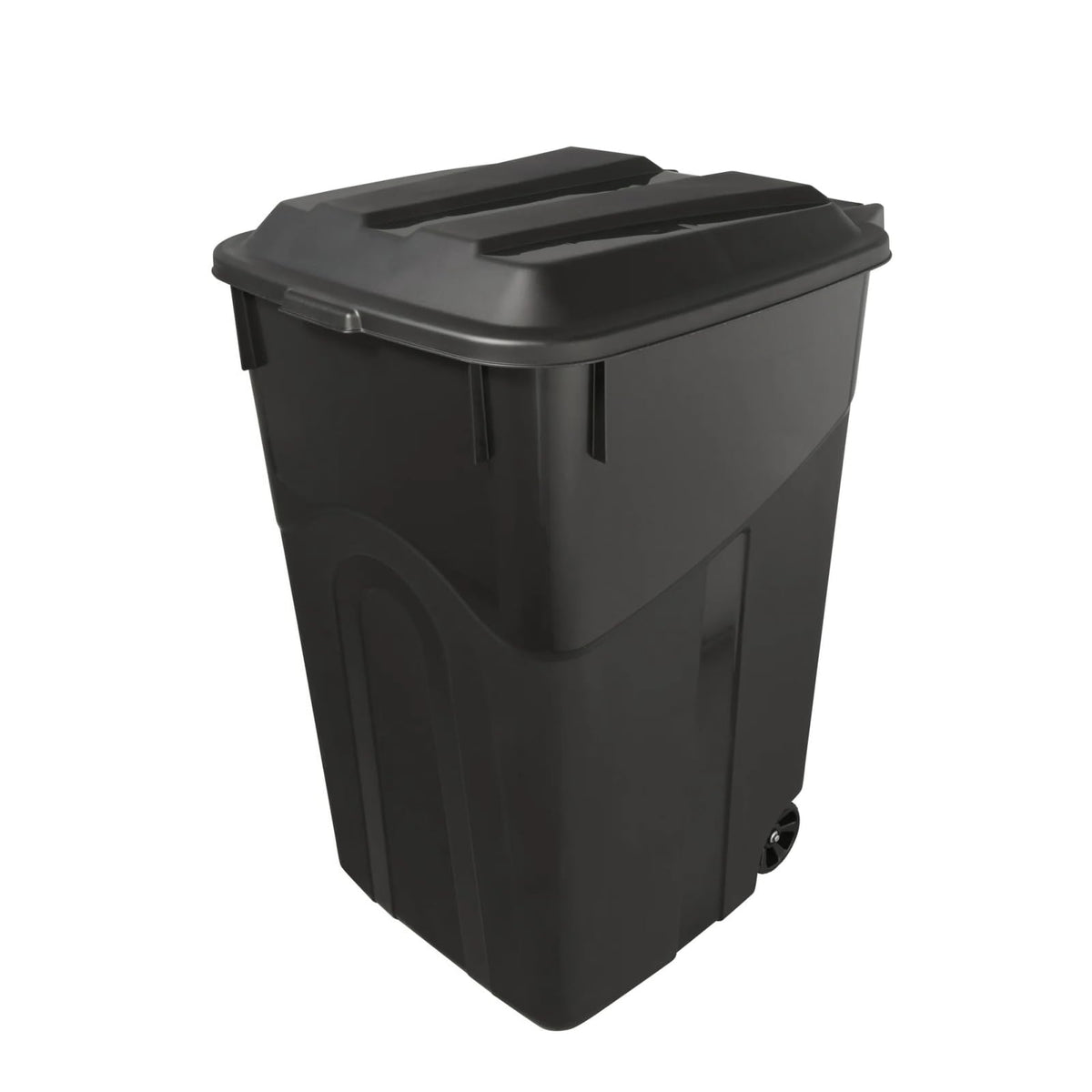 45 Gallon Outdoor Trash Can with Wheels and Lid K78397