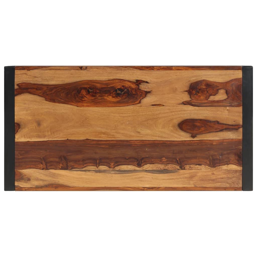 Brown Solid Sheesham Wood Coffee Table Q288496