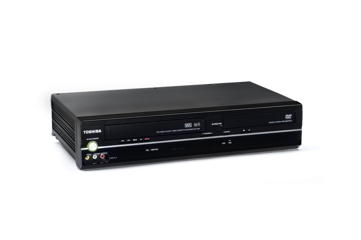 Black DVD Player/VCR Combo B8297