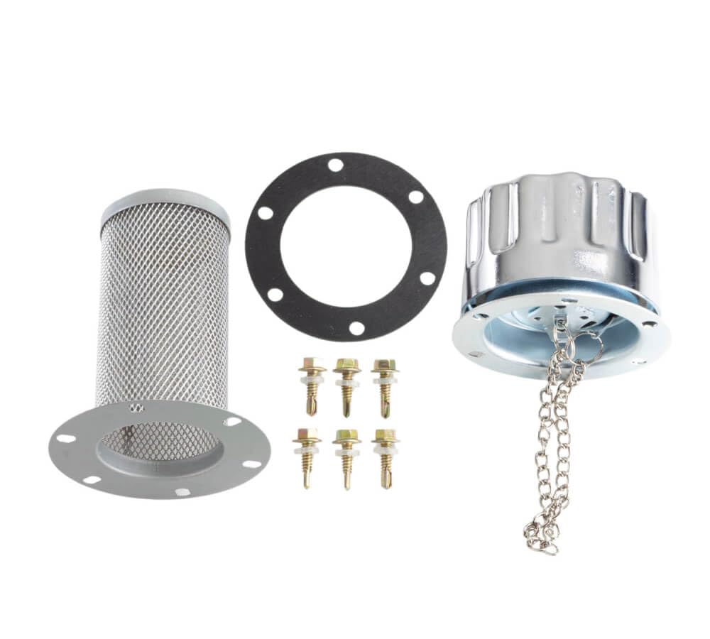 Carbon Steel Hydraulic Tank Breather Cap with Chain F896