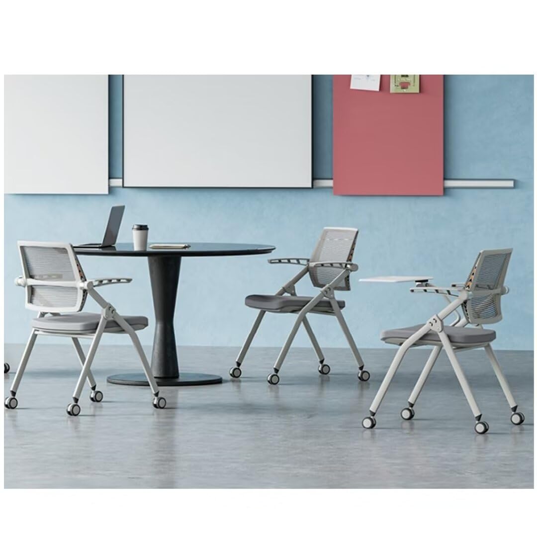 10 Pack Grey Ergonomic Mesh Rolling Chairs W6915