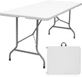 6ft White Folding Table L286082