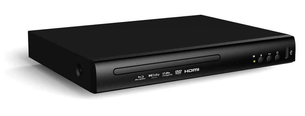 Blu-ray Player with HD Video Output up to 1920x1080 Pixels, Black E180
