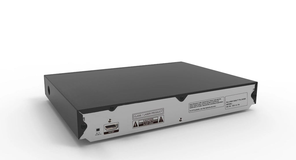 Blu-ray Player with HD Video Output up to 1920x1080 Pixels, Black E180