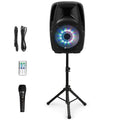 15" 1500W 2-Way Portable PA Speaker System O970324