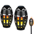 2 Pack Outdoor Bluetooth Flame Speakers with Stakes D966216