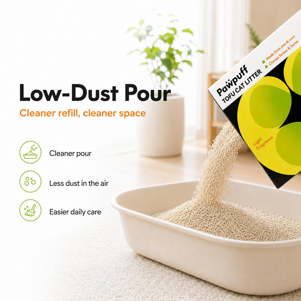 Tofu Cat Litter Low Dust Fast Clumping Flushable 2-Pack 22 lb X51113