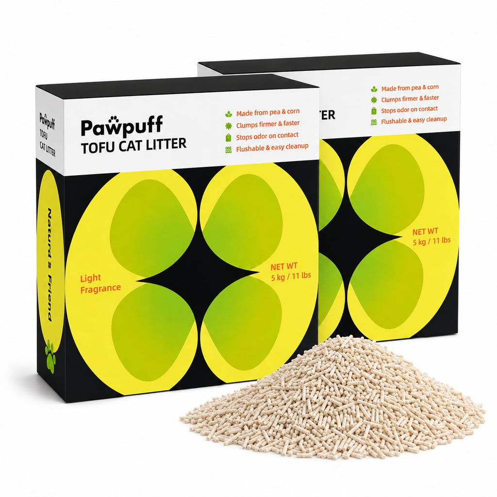 Tofu Cat Litter Low Dust Fast Clumping Flushable 2-Pack 22 lb X51113