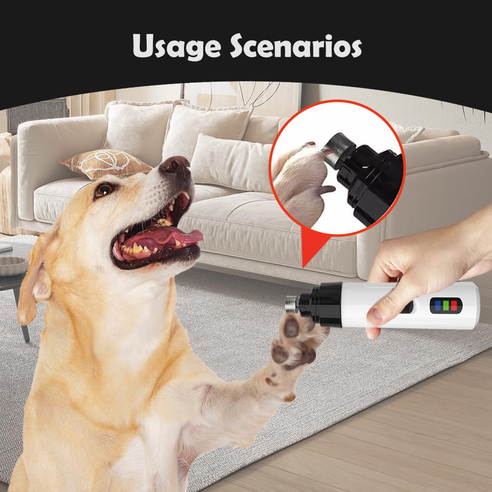 Silent Rechargeable Electric Dog Nail Grinder X23740