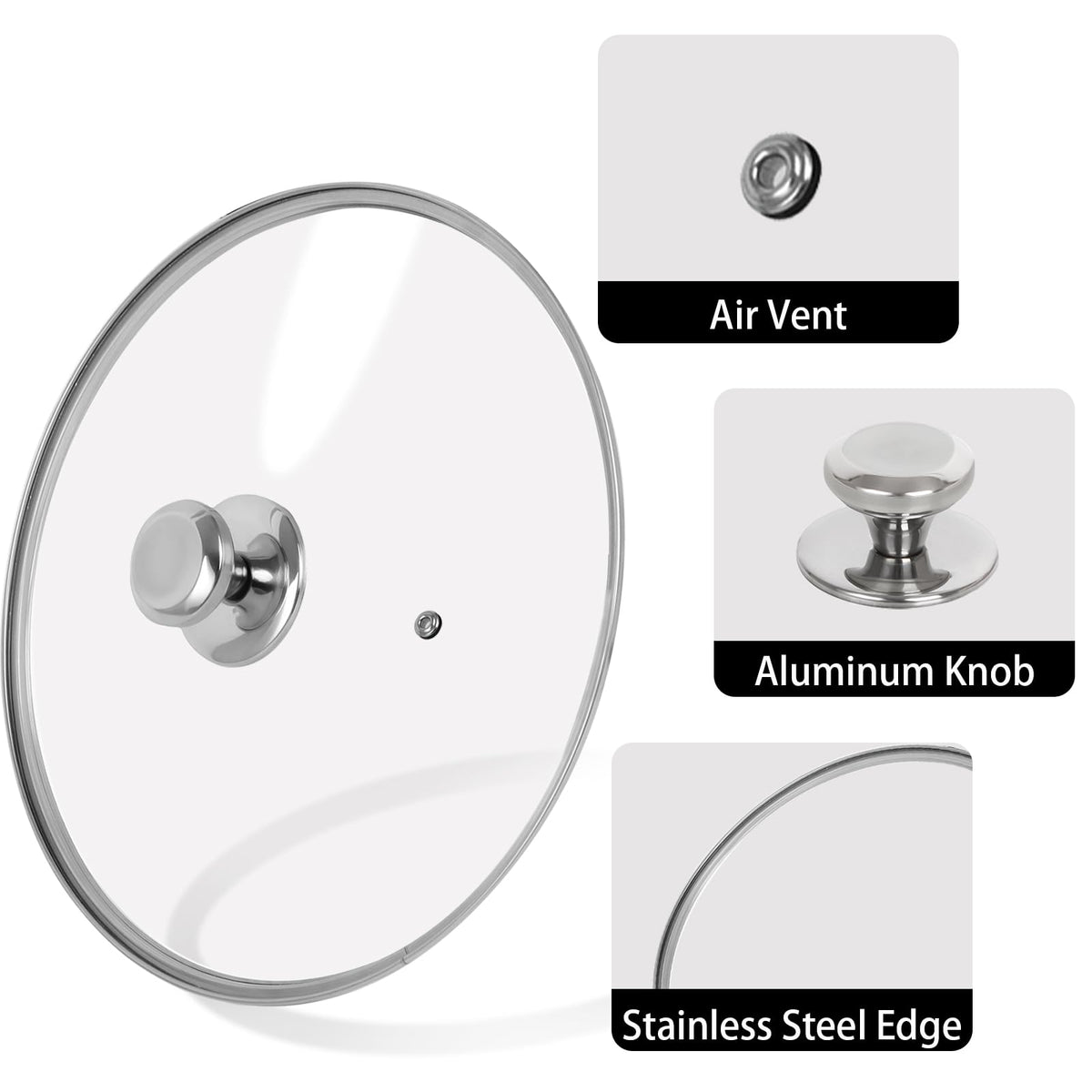 10.25 inch Tempered Glass Lid K69089