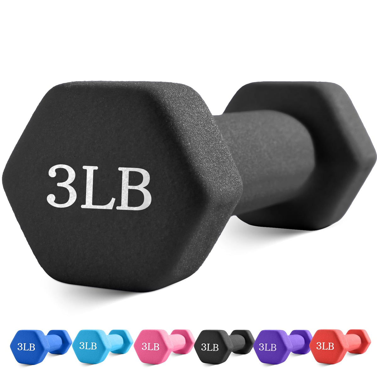 Neoprene Coated Hexagonal Dumbbells Z413146