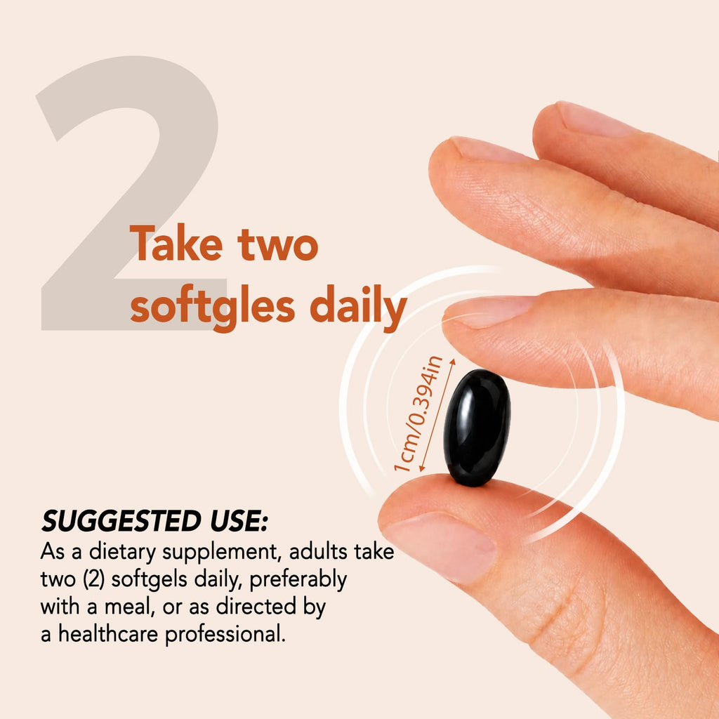 Black Garlic Capsules 6000mg 240 Softgels Y631575