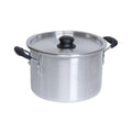 Silver 8 Quart Aluminum Stock Pot with Lid O589753