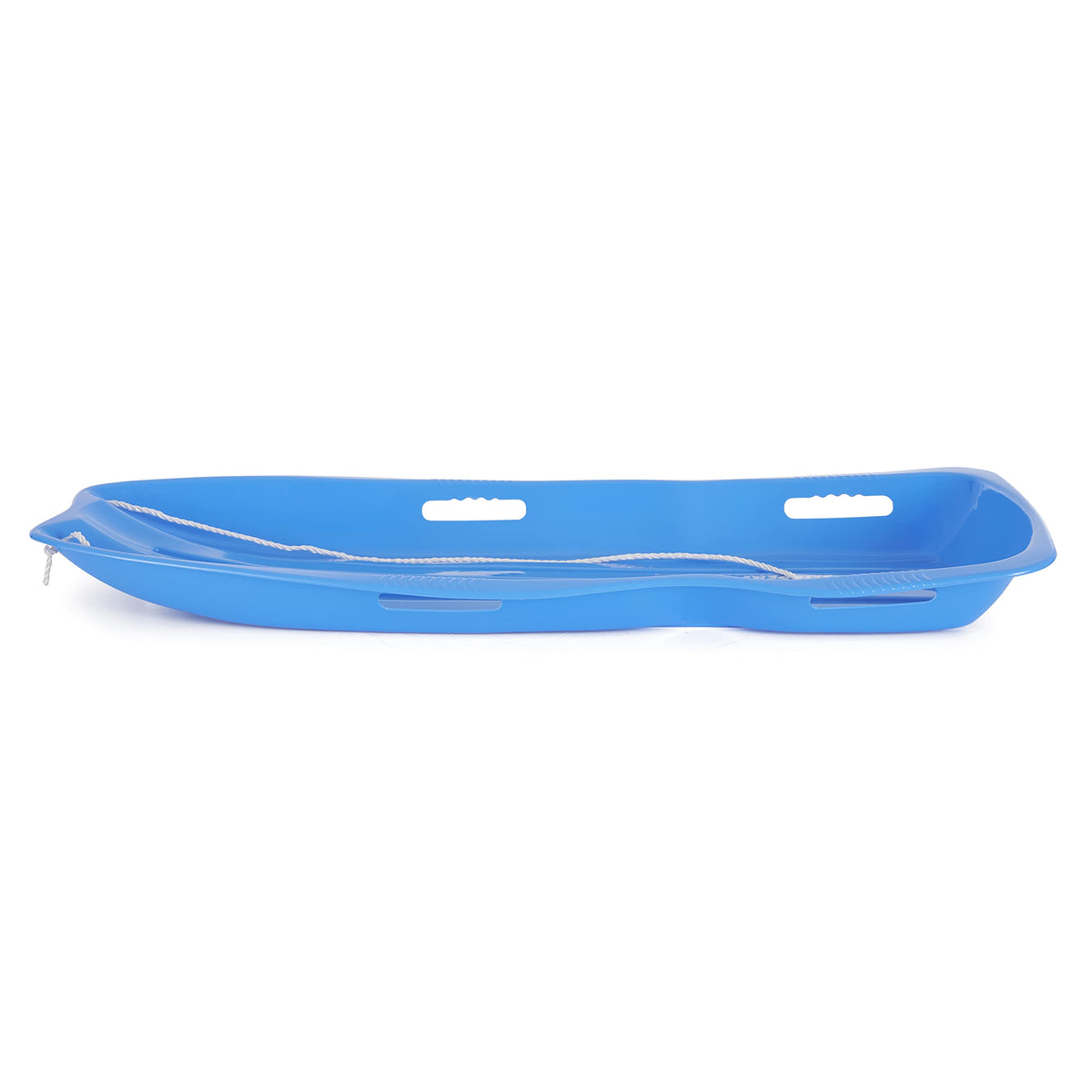 Plastic Toboggan Snow Sled with Pull Rope, 2 Pack U288