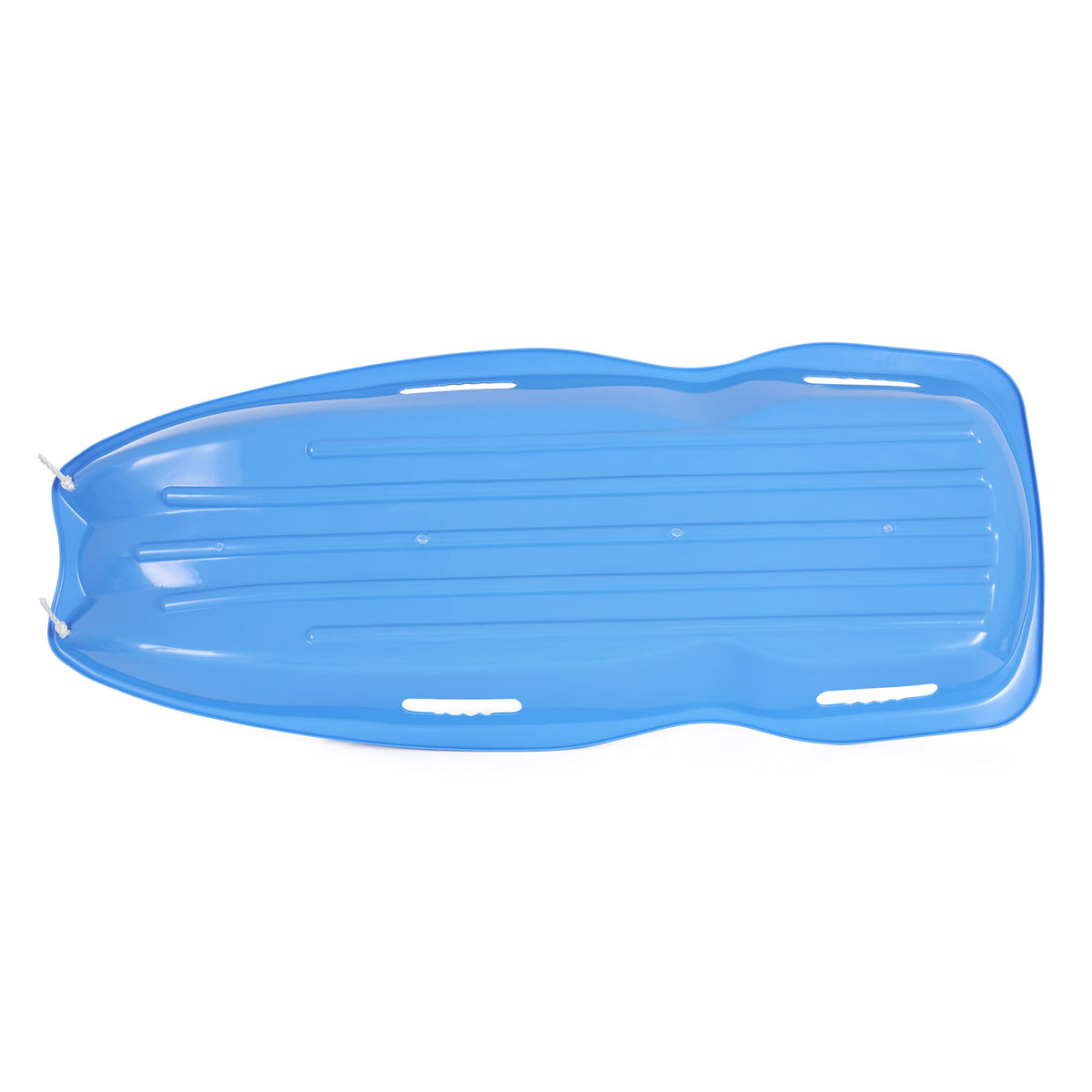 Plastic Toboggan Snow Sled with Pull Rope, 2 Pack U288