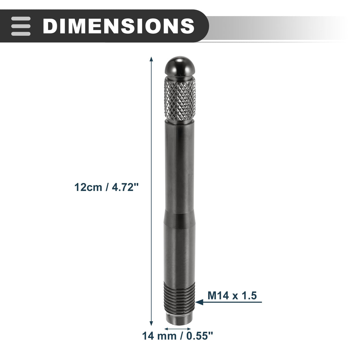 Stainless Steel Wheel Hangers Alignment Pin Tire Studs Tool, 2 Pcs C8801