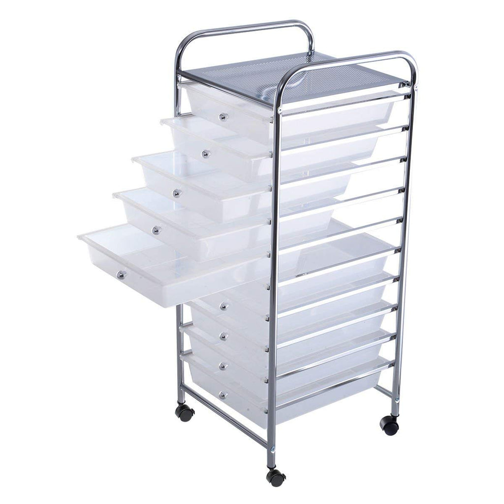 10 Drawer Rolling Storage Cart W6265