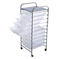 10 Drawer Rolling Storage Cart W6265