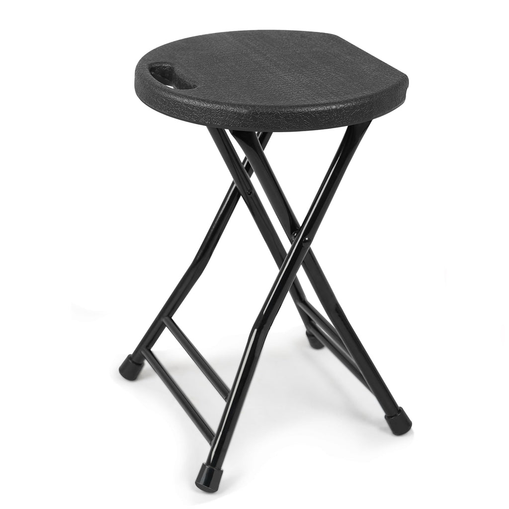 Folding Stool with Handle and Non-Slip Feet Z220561