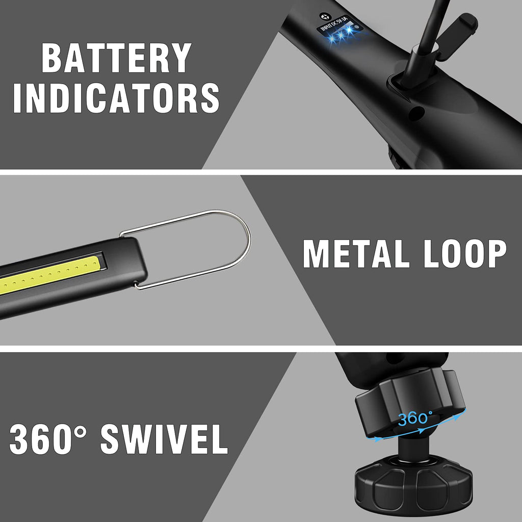 700 Lumens Rechargeable Magnetic COB LED Work Light S6105