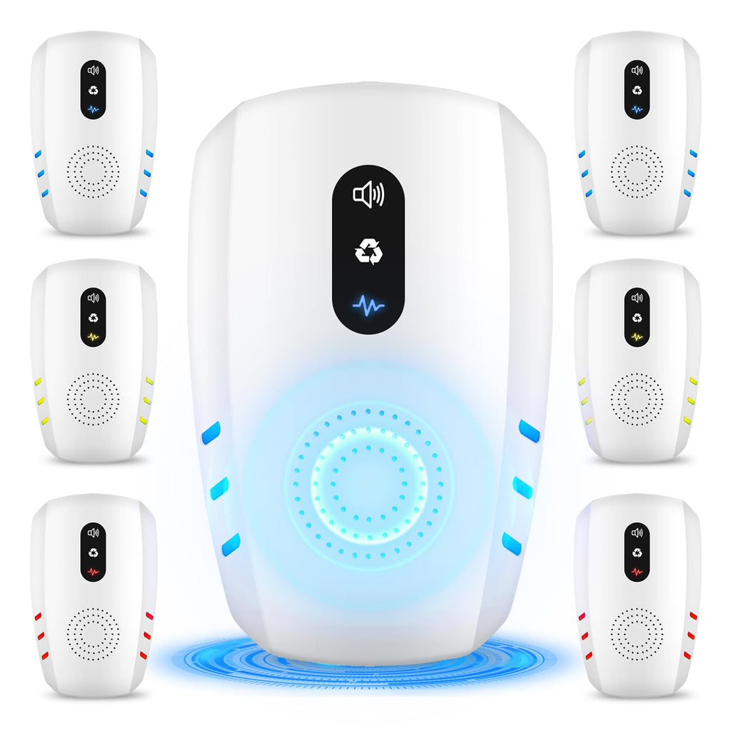 Ultrasonic Indoor Pest Repeller 6 Pack Q285007