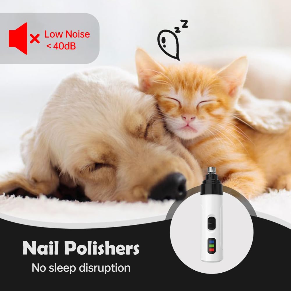 Silent Rechargeable Electric Dog Nail Grinder X23740