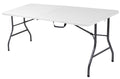6ft White Blow Molded Folding Table P71830