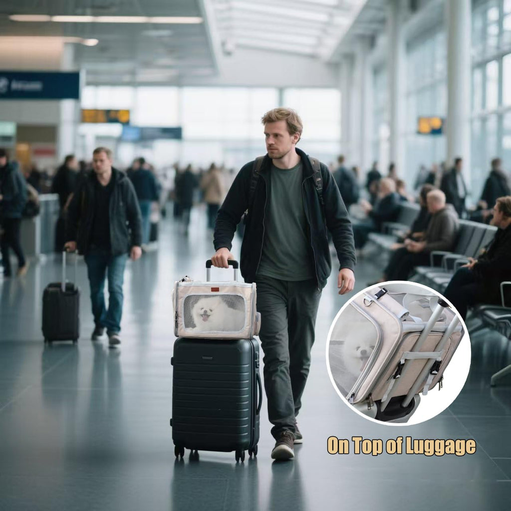 Airline Approved Soft Expandable Pet Carrier L9698