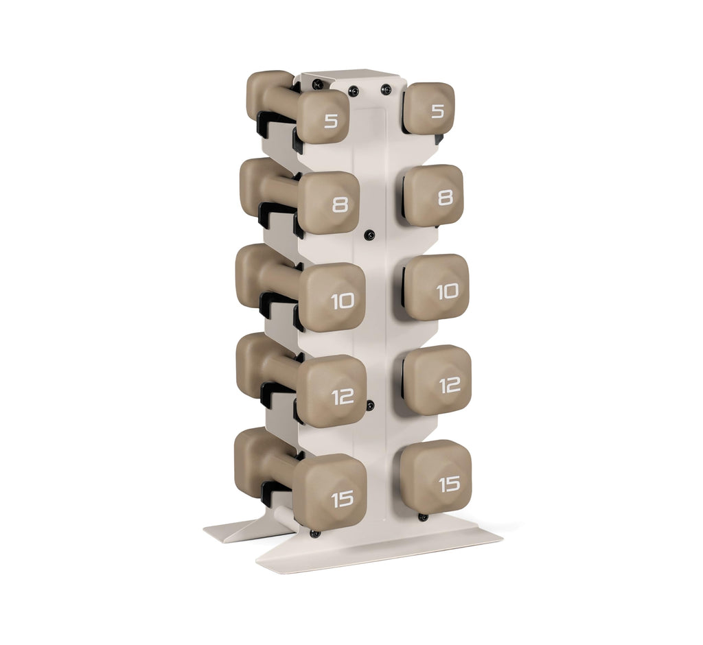 Neoprene Dumbbell Set with Storage Rack T83395