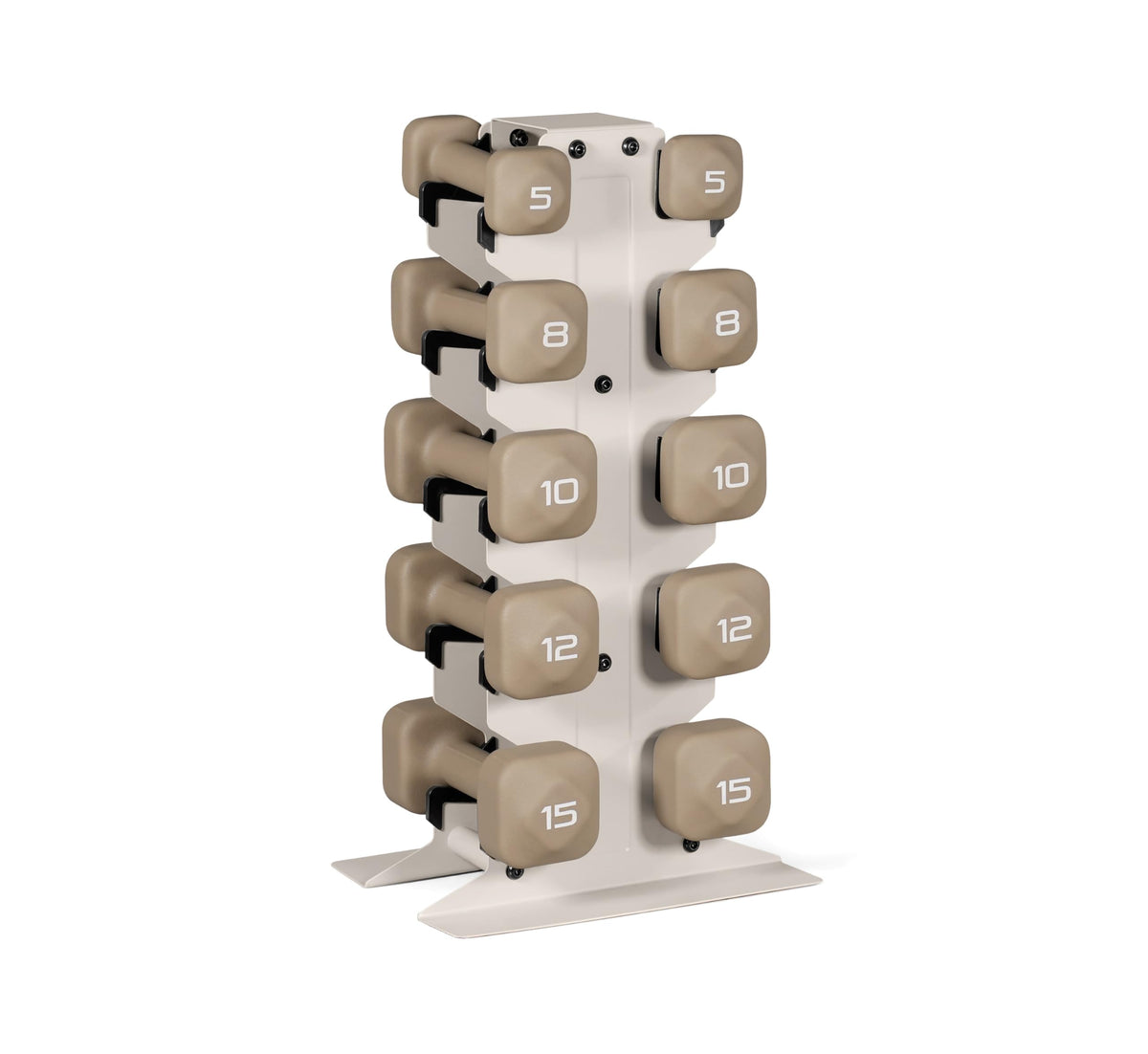 Neoprene Dumbbell Set with Storage Rack T83395