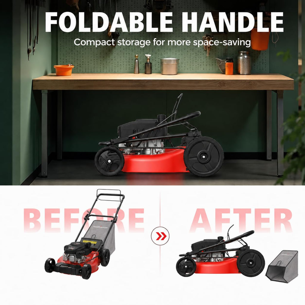 21-Inch 3-in-1 Gas Self-Propelled Lawn Mower I368