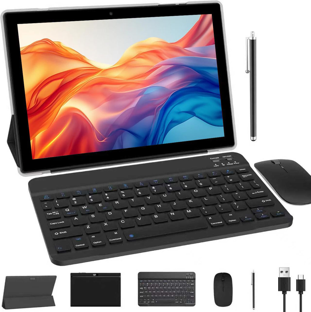 10 inch Tablet with Keyboard 2 in 1 Android 15 8GB+32GB 6000mAh Z129482