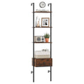 5-Tier Ladder Bookcase with Drawer G582