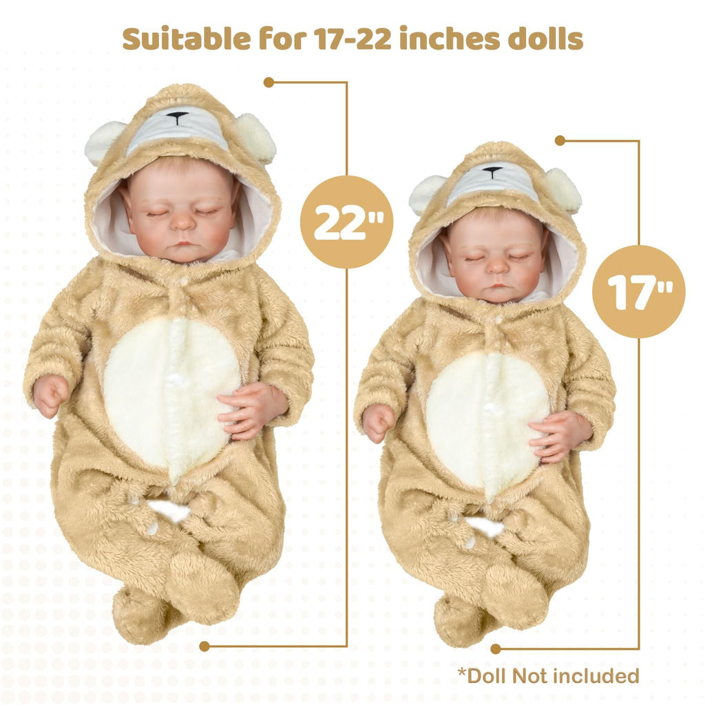 Reborn Baby Doll Clothes Set for 17-22 Inch Baby Dolls Z8838