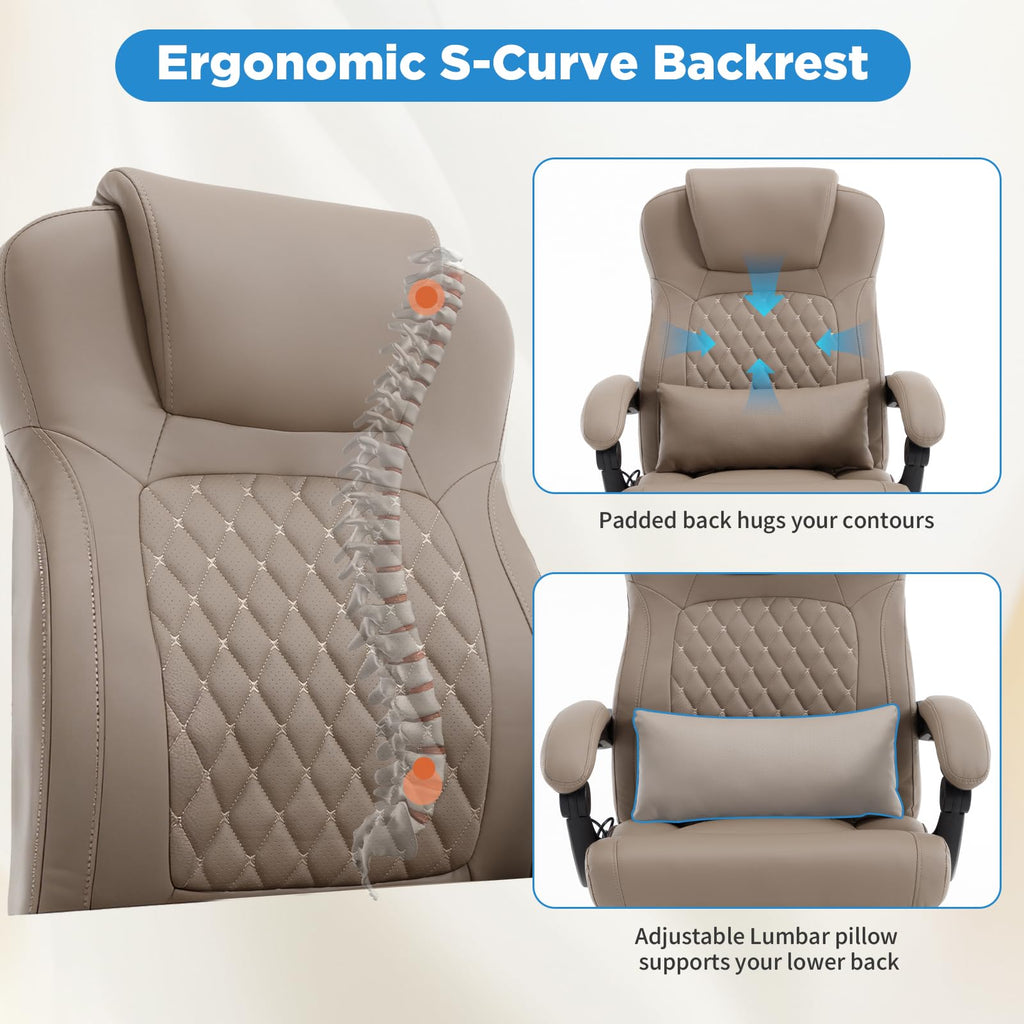 3D Kneading Massage Plus Size Office Chair Z60677