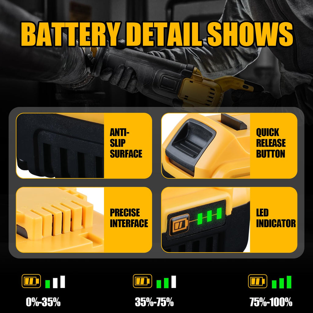 8.0Ah Rechargeable Replacement Battery 2-Pack F2527