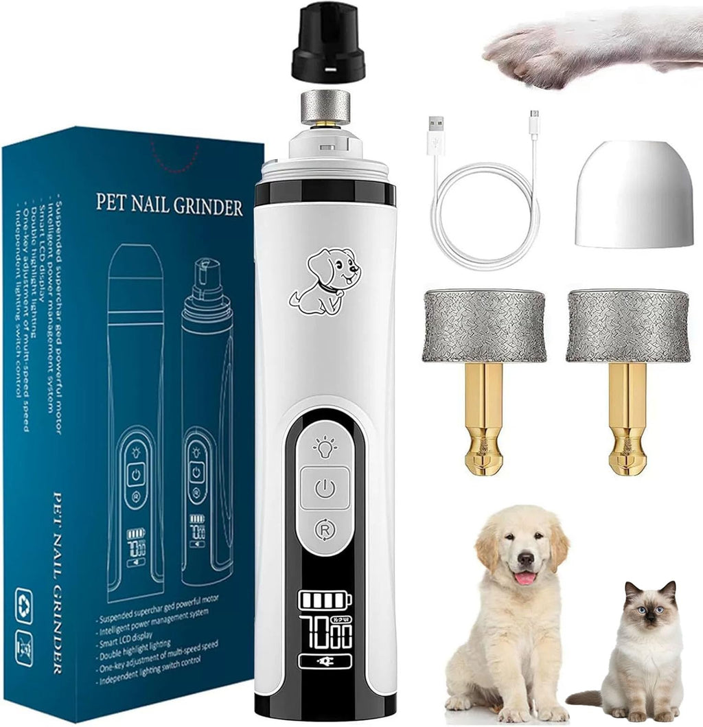 Ultra Quiet Dog Nail Grinder with Dual LED Lights R631