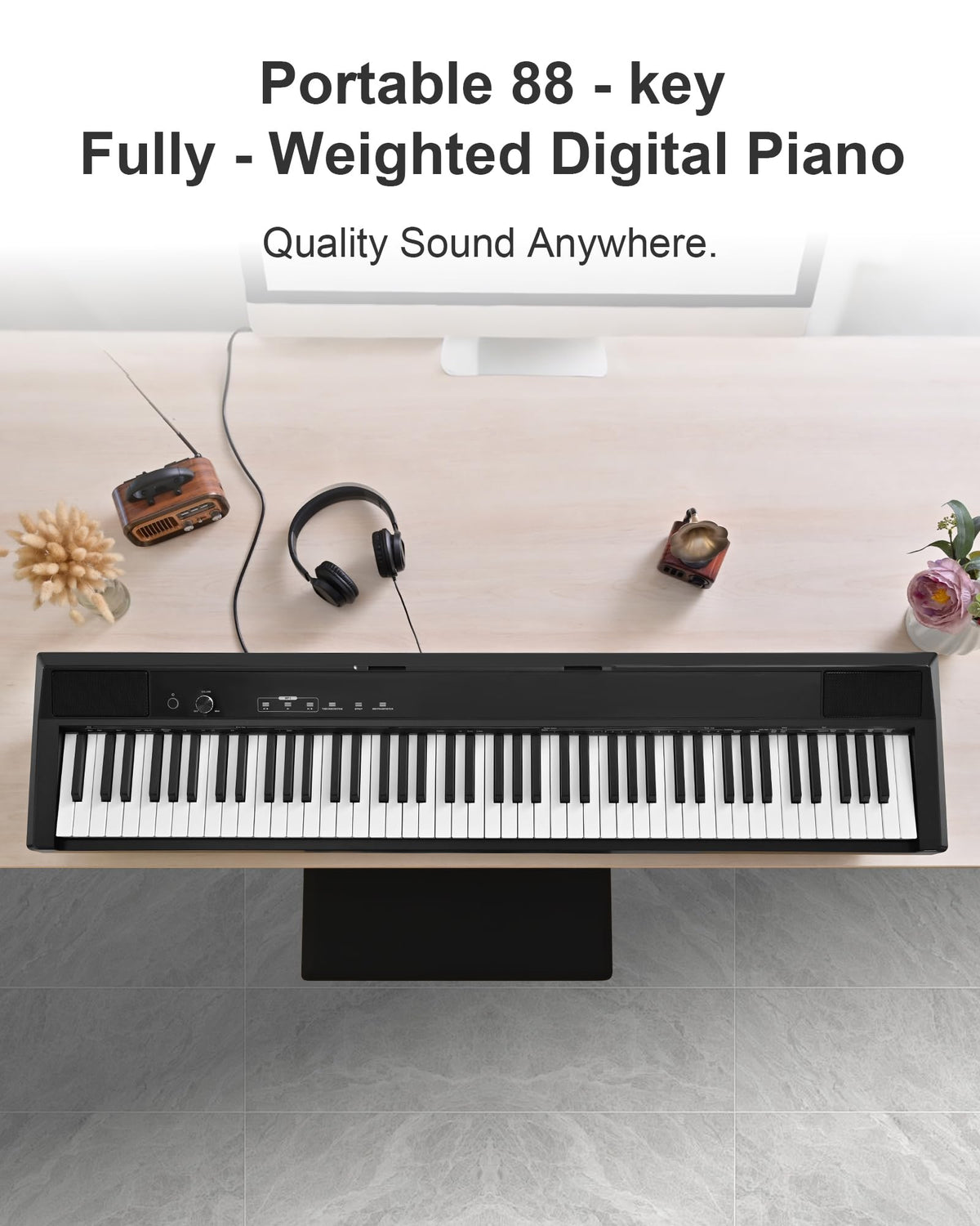 88 Key Weighted Digital Piano F57254