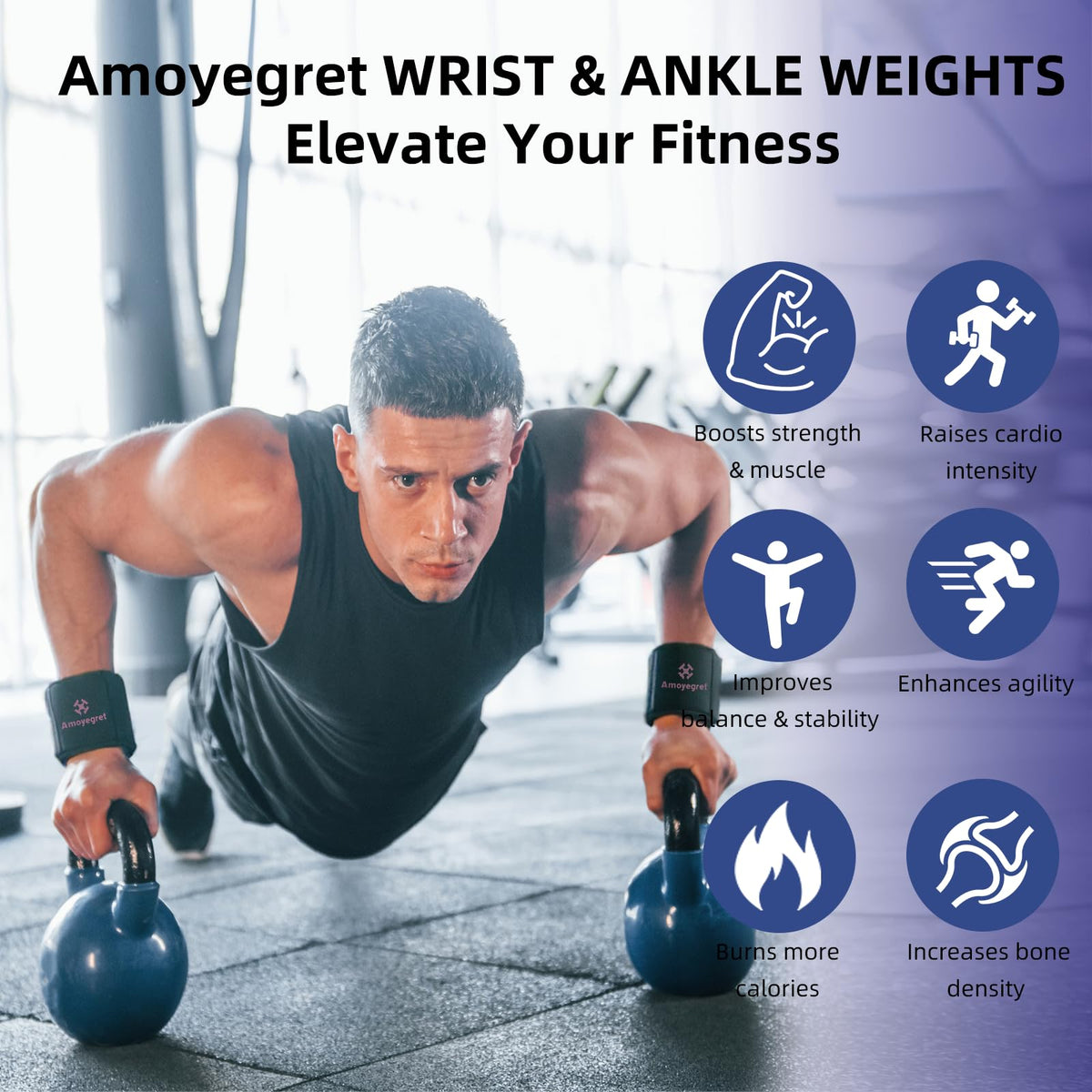 Ankle Weights, Wrist & Leg Weights Set U6466