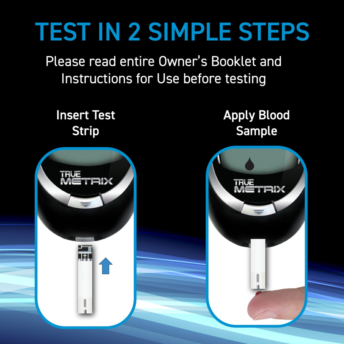 Blood Glucose Test Strips 50 Count F467449