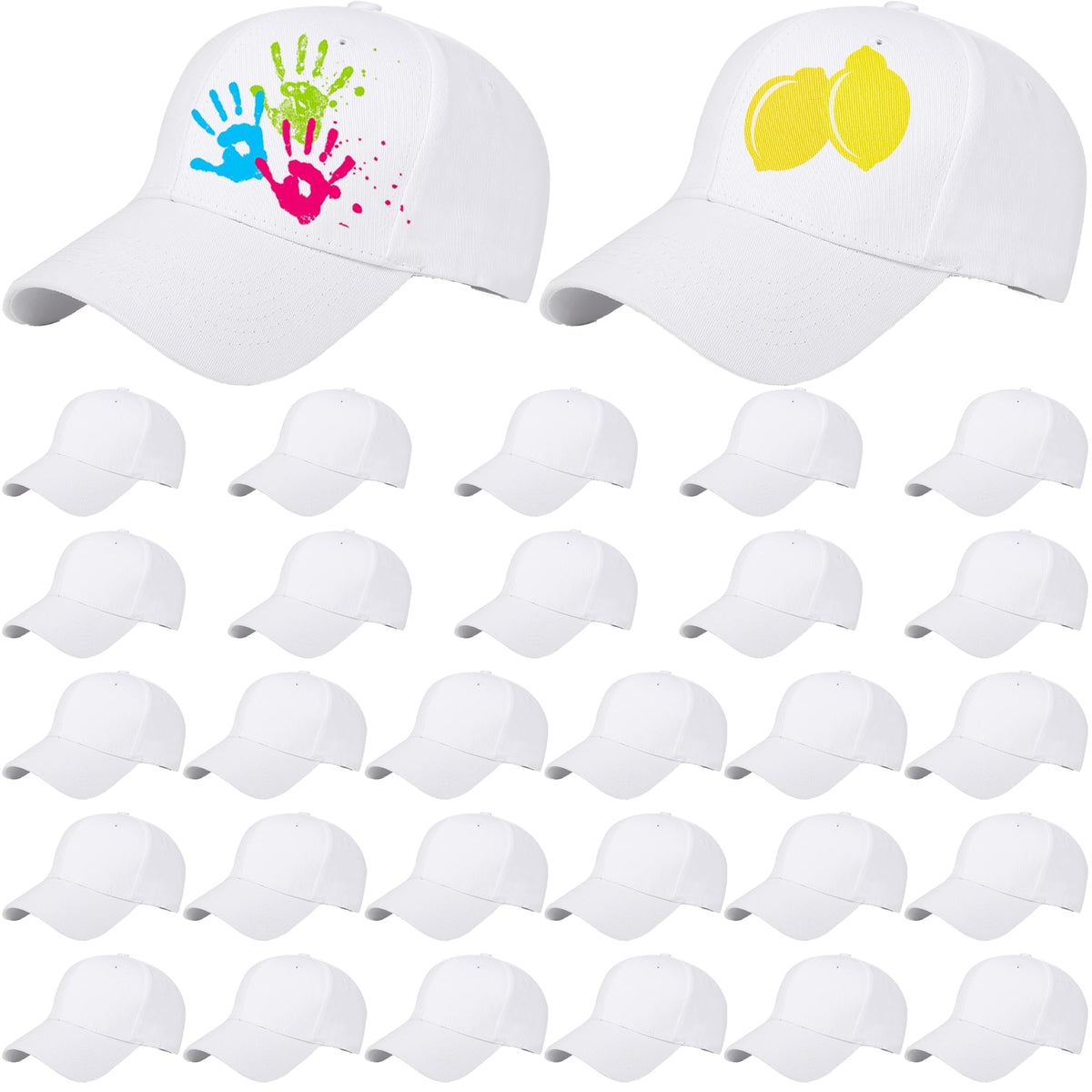 Cotton White Baseball Cap L553223