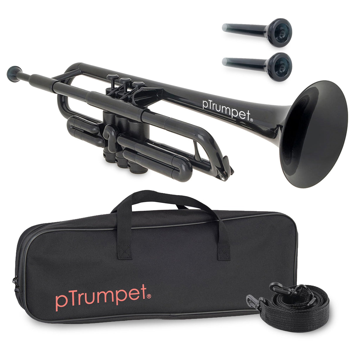 Bb Plastic Trumpet with 3C & 5C Mouthpieces and Carrying Bag F40405