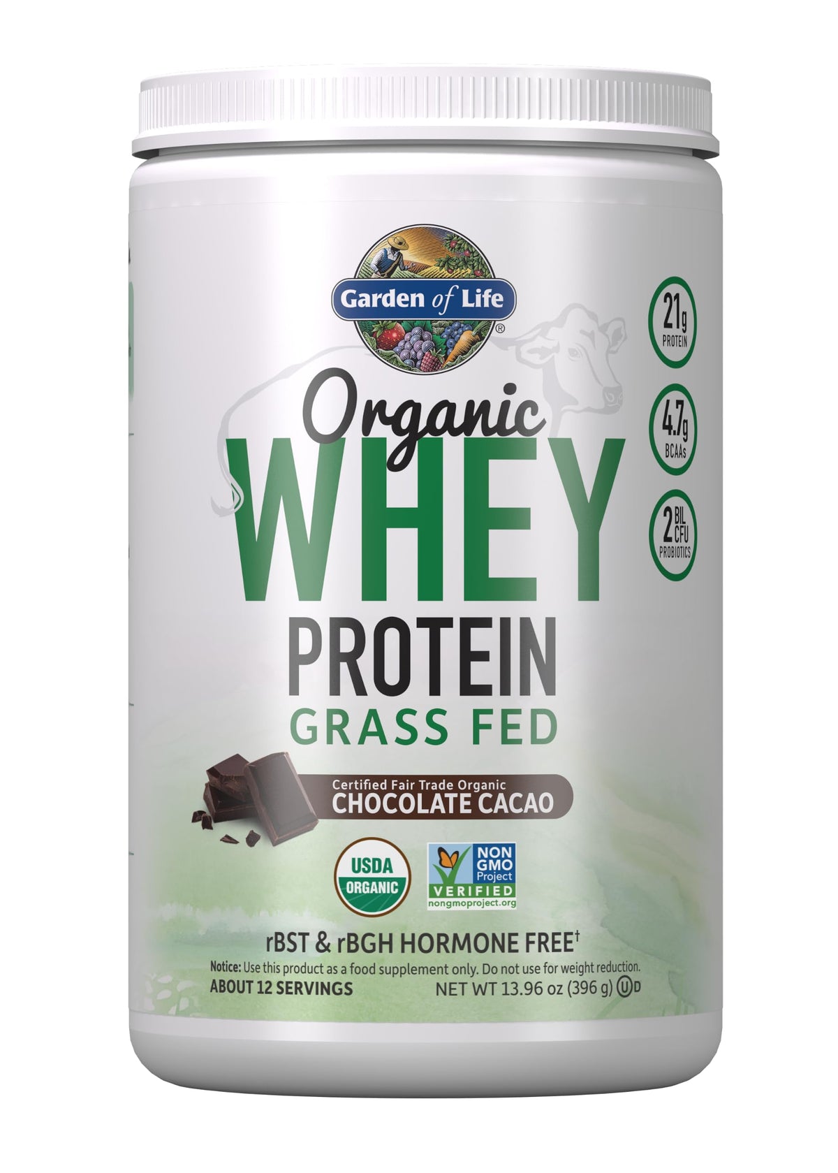 Organic Whey Protein Chocolate Grass Fed Protein Powder F654
