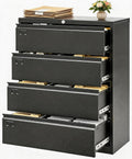 4 Drawer Metal File Cabinet with Lock L55410